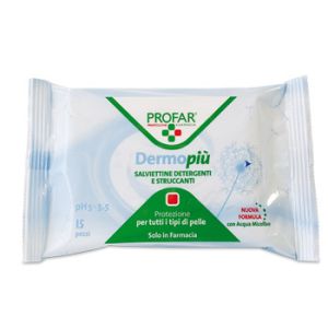 Dermo Piu' Makeup Remover Wipes 20 Pieces Profar
