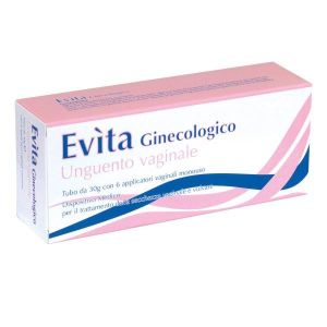 Evita Ginecolog Unguento Vaginale Tubo da 30g + 6 Applicatori Vaginali Monouso