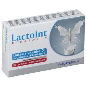 Lactoint Diecimila 30 Capsule Acidoresistenti Senza Glutine