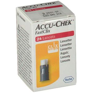 Accu-chek Fastclix Lancette Pungidito 24 Pezzi