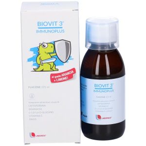 Biovit 3 Immunoplus Sciroppo Integratore Difese Immunitarie Bambini 125ml