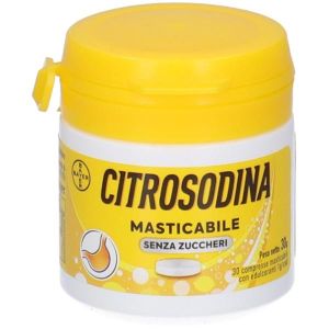 Citrosodina Masticabile Digestivo i Bicarbonato di Sodio Gusto Limone 30 Compresse