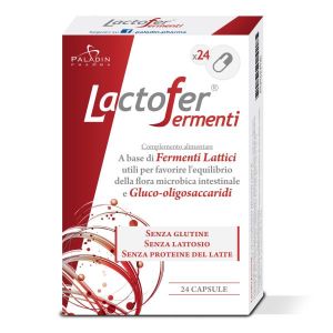 Lactofer Fermenti Integratore Flora Microbica Intestinale 24 Capsule