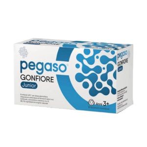 Pegaso Gonfiore Junior 10 Flaconcini  da 10ml Senzaglutine Naturalmente Privo di Lattosio Globuli Contenitore MONOdose