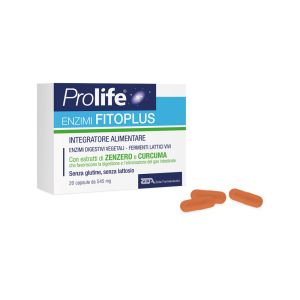 Prolife Enzimi Fitoplus Integratore di Enzimi Digestivi 20 Capsule