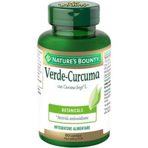 Nature's Bounty Verde-curcuma Integratore Antiossidante 60 Capsule
