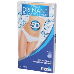 5d Cerotti Drenanti per Eliminare I Liquidi In Eccesso 14 Pezzi