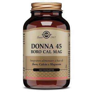 Solgar Donna 45 Boro Cal Mag 100 Tavolette