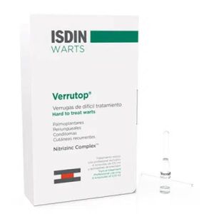 Isdin Verrutop Corpo 4 Fiale - Trattamento Verruche Efficace