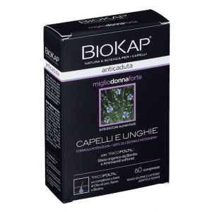 Biokap Miglio Forte Donna Tricofoltil Integratore Capelli e Unghie 60 capsule