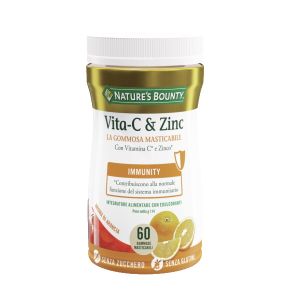 Nature's B Vita-c&zinc Integratore Difese Immunitarie 60 Gommose Masticabili