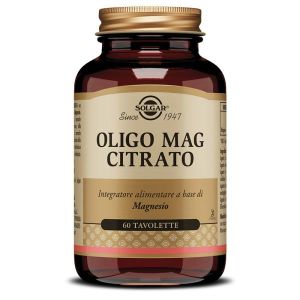 Solgar Oligo Mag Citrato 60 Tavolette - Integratore di Magnesio