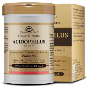 Solgar Acidophilus La-5 Integratore Probiotici 50 Capsule
