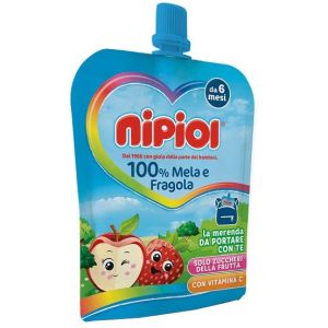 Nipiol Purea Pouch Mela Fragola 85g