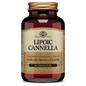 Solgar Lipoic Cannella 60 Tavolette