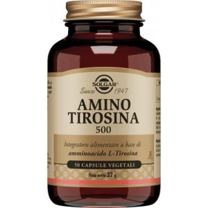 Solgar Amino Tirosina 500 50 Capsule Vegetali