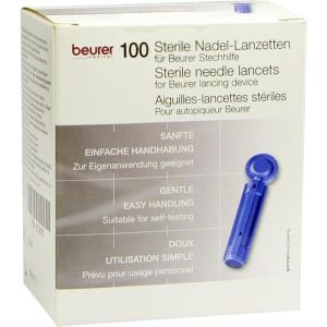 Lancette Pungidito Beurer Ago Sterile Gauge 28 100 Pezzi
