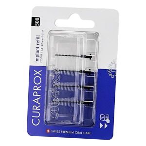 Curaprox Capsule 508 Implant Refill 4x Black
