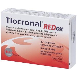 Tiocronal Eparedox 20 Compresse Senza Glutine Naturalmente Privo di Lattosio