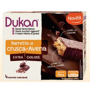 Dukan Gourmand Oat Bran Bars 4 Pieces