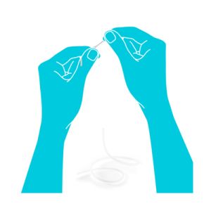 Elastic floss thread - 3 threads