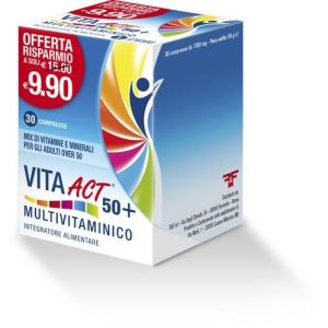Linea Act Vita Act 50 Multivitaminico Integratore 30 Compresse