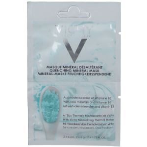 Vichy maschera minerale dissetante lenitiva viso 2x6ml