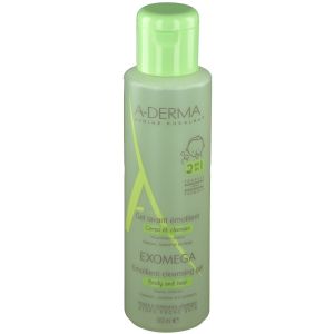 A-derma exomega control gel detergente emolliente 2 in 1 corpo e capelli
