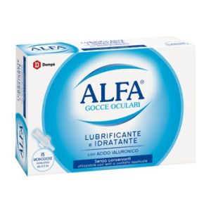 Alfa Lubricating And Moisturizing Eye Drops 15 Single-Dose Vials