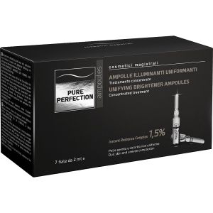 Masterful cosmetics pure perfection uniforming illuminating ampoules 7 vials 2ml