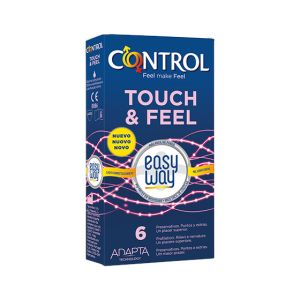 Control sensual dots&lines easy way condom 6 pieces
