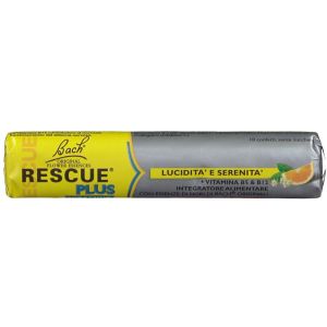Bach Rescue Plus Vitamin Dragees Taste Orange Elderberry 10 Dragees