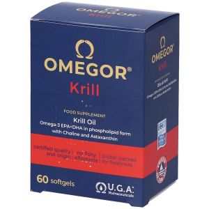 Omegor Krill Integratore Omega3 Epa e Dha Funzioni Cognitive 60 Capsule Molli