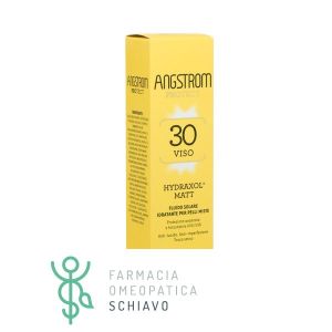 Angstrom Fluido Solare Matt Idratante Pelle Mista SPF 30 Protezione Viso 40 ml