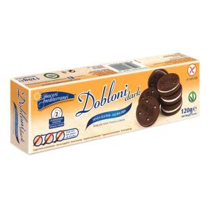 Piaceri Mediterranei Dobloni Dark Biscotti Senza Glutine 120g