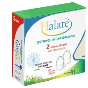 Halare Sistema Filtrante Contro Pollini e Microrganismi Taglia S 2 Pezzi