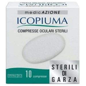 Icopiuma Compresse Oculari Adesive Sterili 10 Pezzi