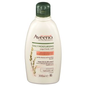 Aveeno Daily Moisturizing Bagno Doccia allo Yogurt Profumo Abicocca e Miele 300 ml