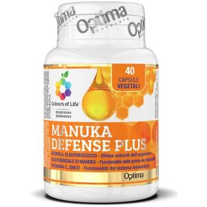 Optima Colours Of Life Manuka Defense Plus Integratore Difese Immunitarie 40 Capsule