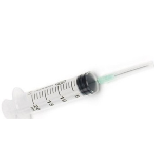 Pic Syringe 20ml 21 Gauge 1 1/2 Eccentric Cone