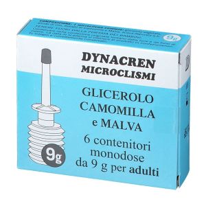 Dynacren Chamomile And Mallow Microenemas 6 Pieces Of 3g For Children And Infants