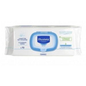 Mustela Cleansing Wipes Normal Skin 70 Parts