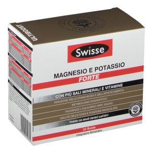 Swisse Magnesio e Potassio Forte Integratore di Sali Minerali 24 Bustine