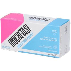 Biochetasi Pocket Integratore Digestivo e Antiacido 18 Compresse Masticabili