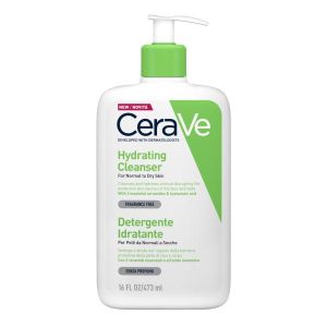 Cerave Detergente Idratante Viso Pelle da Normale A Secca, i Acido Ialuronico e Ceramidi 473ml
