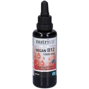 Nutriva Vegan B12 Liquido 100 Mcg Integratore Vitaminico 30ml