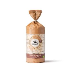 Alce Nero Gallette di Riso Integrale e Legumi Bio 100g