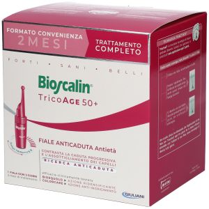 Bioscalin Tricoage 50+ 20 Fiale Anticaduta Antieta' Doppia Taglio Prezzo