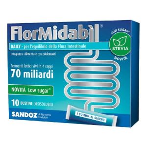Flormidabil Daily Polvere Integratore Fermenti Lattici 10 Bustine