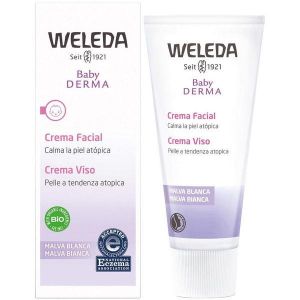 Weleda Baby Derma Malva Bianca Crema Viso Lenitiva Emolliente 50ml